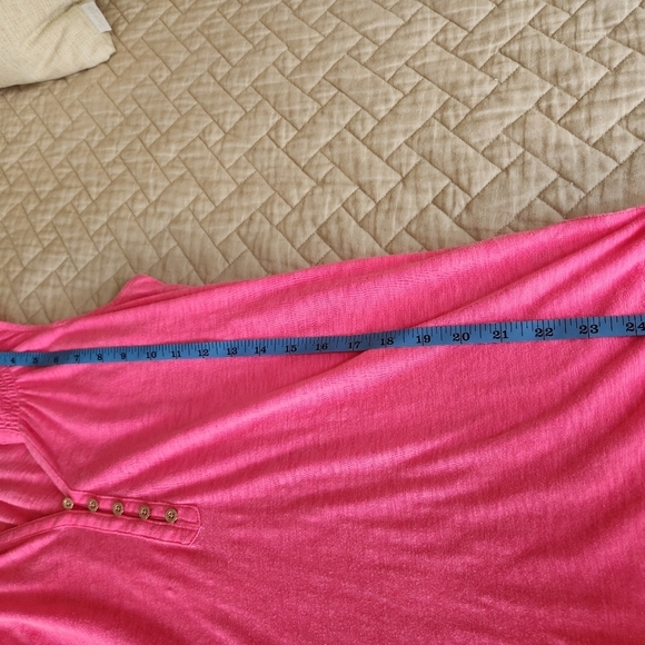 Lily Pulitzer Essie Hot Pink tunic - Picture 9 of 9